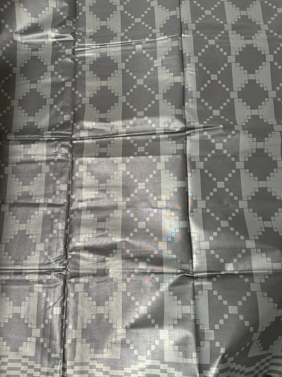 SB7 African fabric per yard solid black woodin/ African clothing / Afr ...