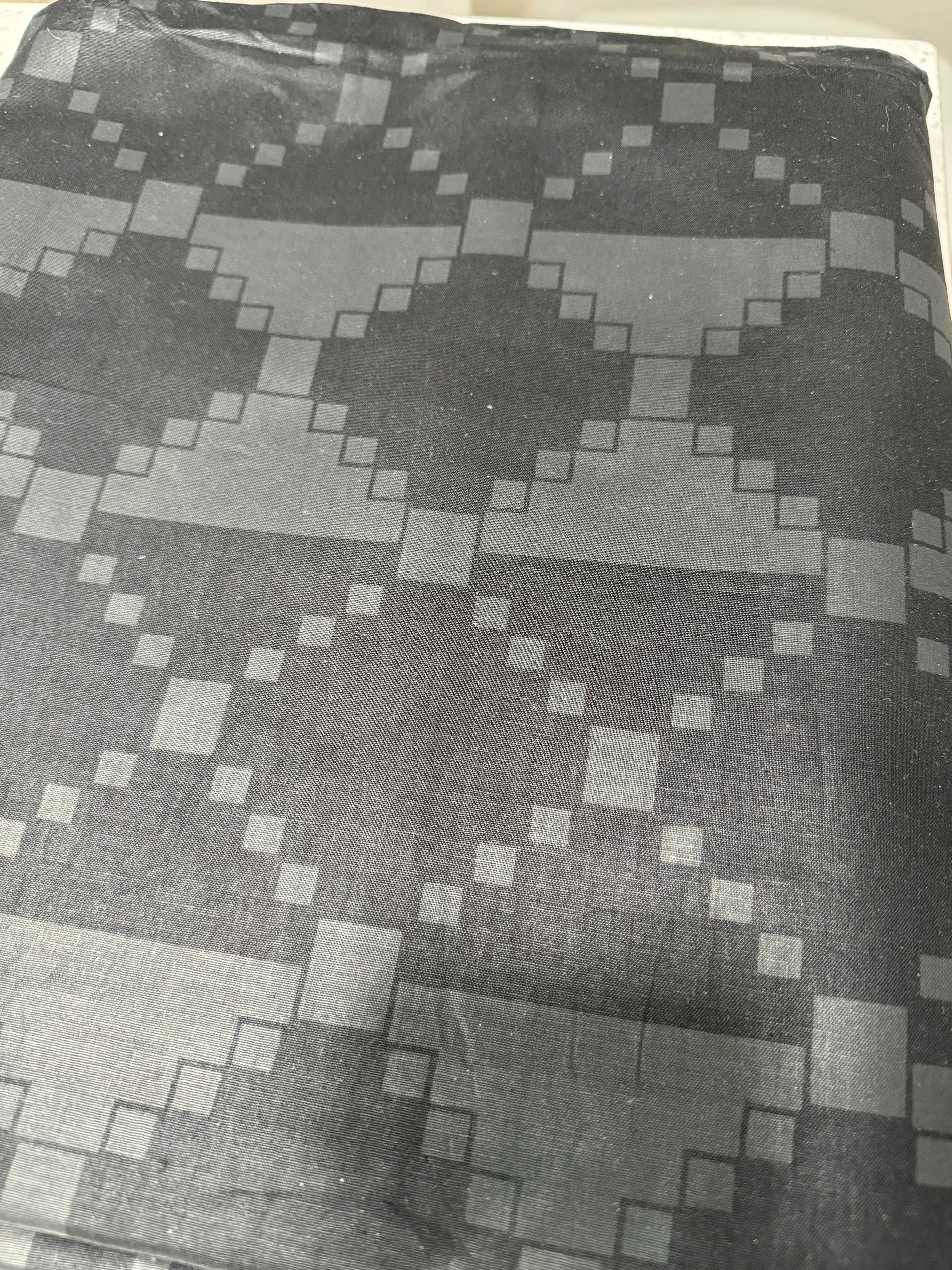 SB7 African fabric per yard solid black woodin/ African clothing / Afr ...